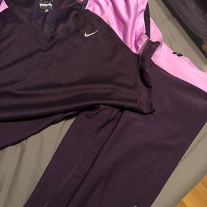 Nike workout outfit purple